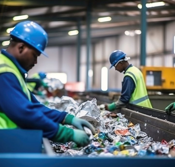Plant operators managing a production and recycling line, where manual paperwork frequently leads to work order cost capture failures.